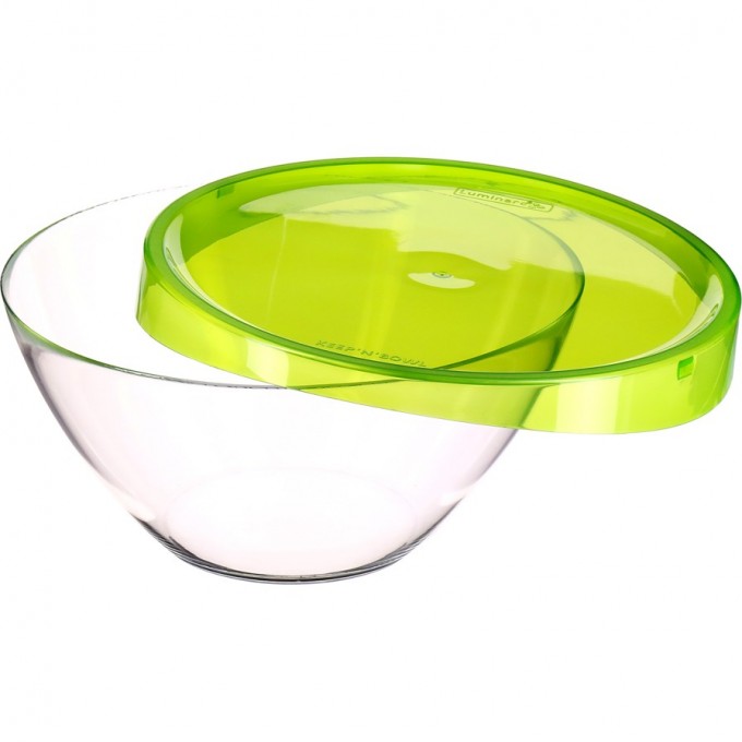 Салатник LUMINARC KEEP N BOWL 20 см с зеленой крышкой V6627 Салатник LUMINARC KEEP N BOWL 20 см с зеленой крышкой V6627